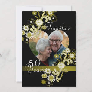 Dansande tusenskönor/ 50-årsjubileum inbjudningar
