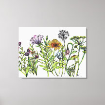 Dansande vildblommor
