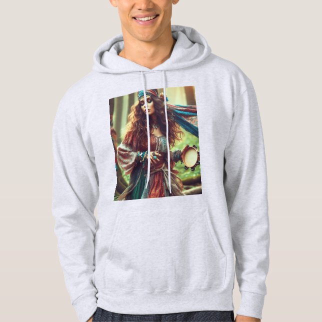 DANSANDE ZIGENARE HOODIE (Framsida)