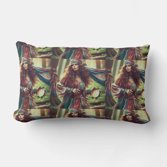 DANSANDE ZIGENARE LUMBARKUDDE (Framsida)