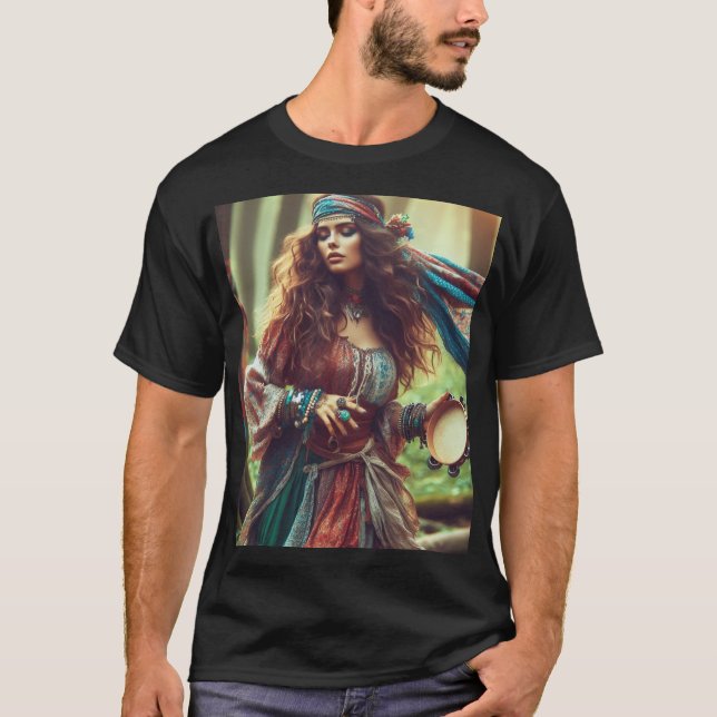 DANSANDE ZIGENARE T SHIRT (Framsida)