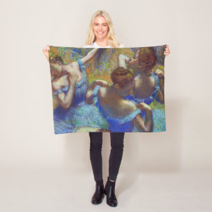 Dansar i blått, Edgar Degas Fleecefilt