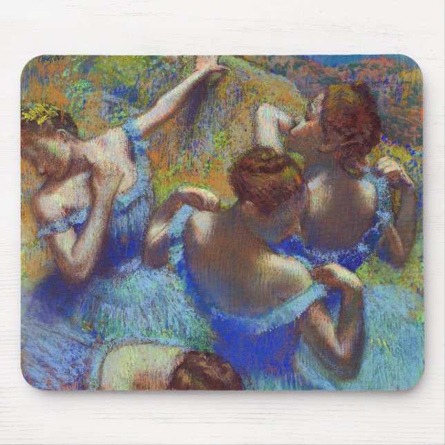 Dansar i blått, Edgar Degas Musmatta (Framsidan)