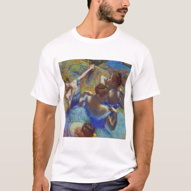 Dansar i blått, Edgar Degas T Shirt (Framsida)