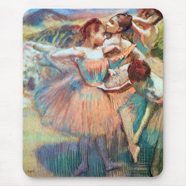 Dansar i ett liggande av Edgar Degas Musmatta (Framsidan)