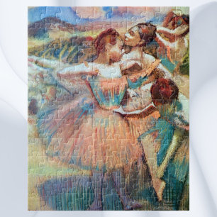 Dansar i ett liggande av Edgar Degas Pussel