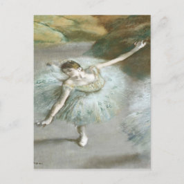 Dansar i Grönt av Edgar Degas Vykort