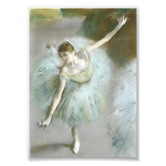 Dansar i Grönt Degas, Art Fototryck (Framsidan)