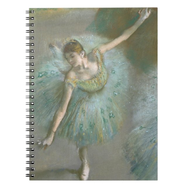 Dansar i Grönt Edgar Degas Anteckningsbok (Framsidan)