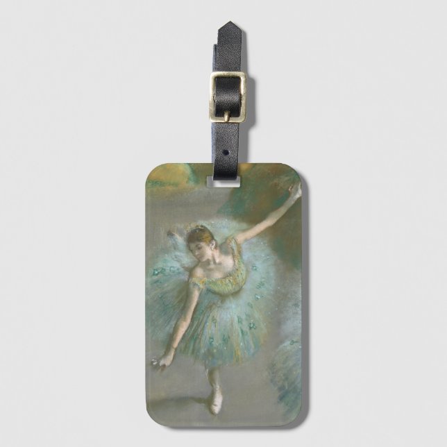Dansar i Grönt Edgar Degas Bagagebricka (Framsida vertikal)