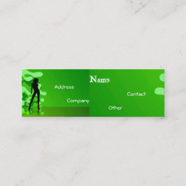 Dansar i Grönt Mini Visitkort