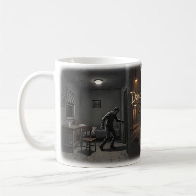 Dansar i mörkret Rastlös själ Nattmugg Kaffemugg (Vänster)