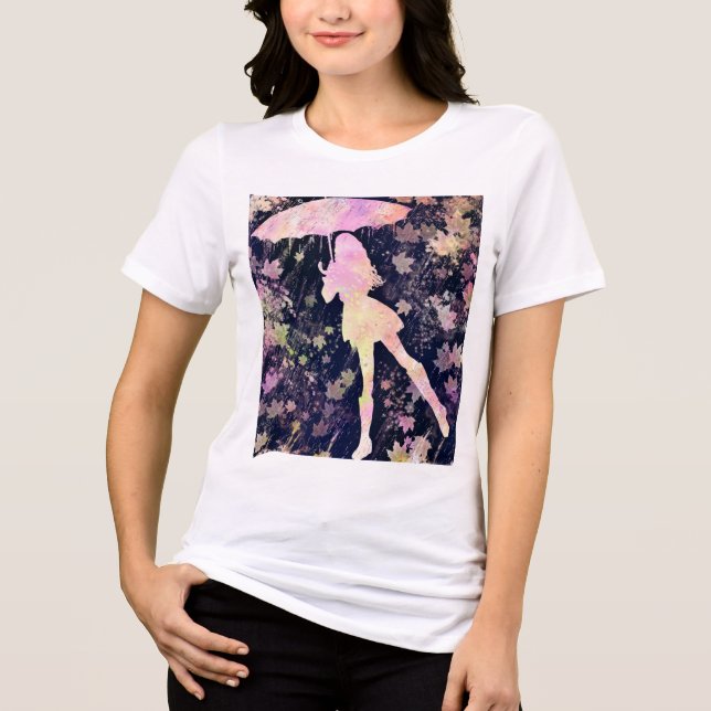 Dansar i regn T-shirt (Framsida)