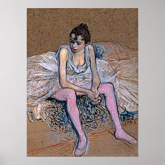 Dansar i Rosa Tights Poster (Framsidan)