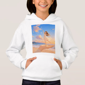 Dansar i solsken | Drömsk strandperspektivkonst T Shirt