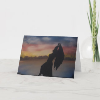 "Dansar jag" hälsningkortet Kort