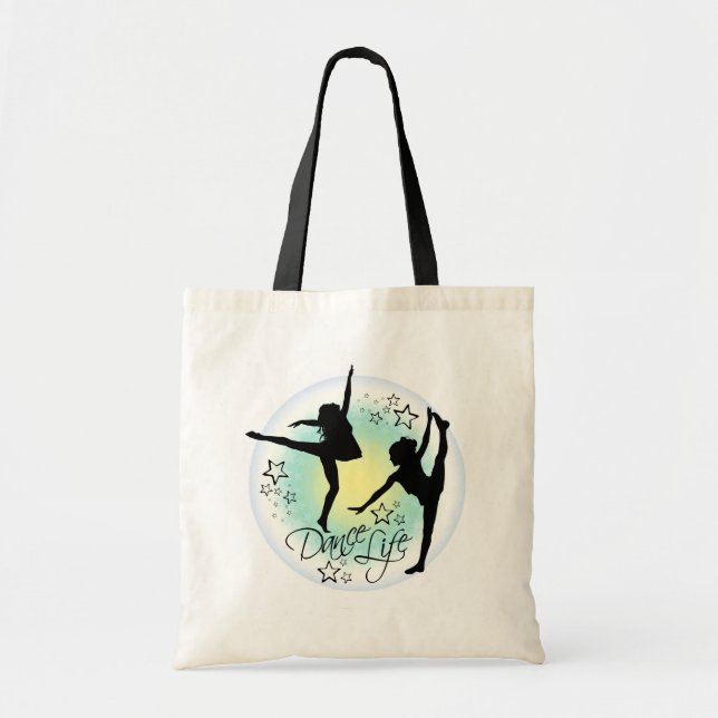 Dansar Life Tote Bag Tygkasse (Framsidan)