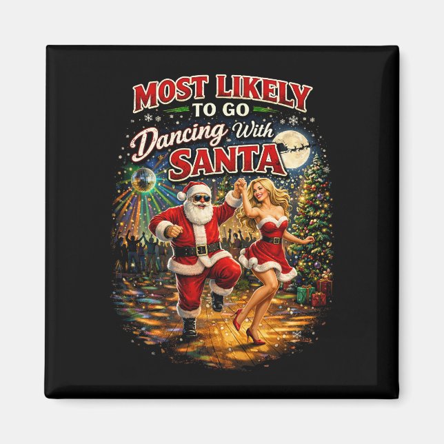 Dansar med tomten magnet (Framsidan)