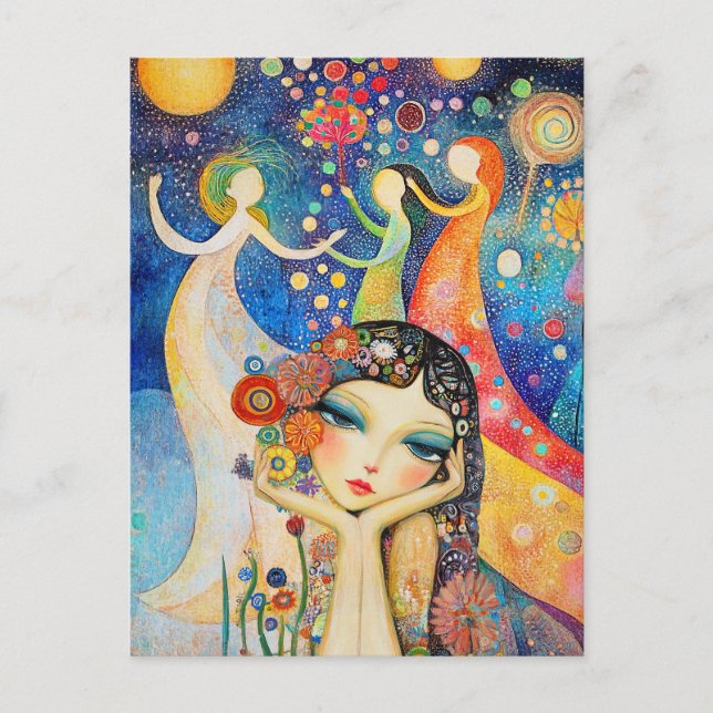 Dansar och dagdrömmar vykort (Framsida)