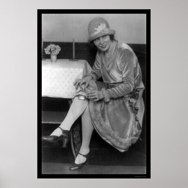 Dansar och hennes kolv 1926 poster (Framsidan)