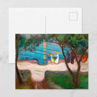 Dansar på en strand | Edvard Munch | Vykort