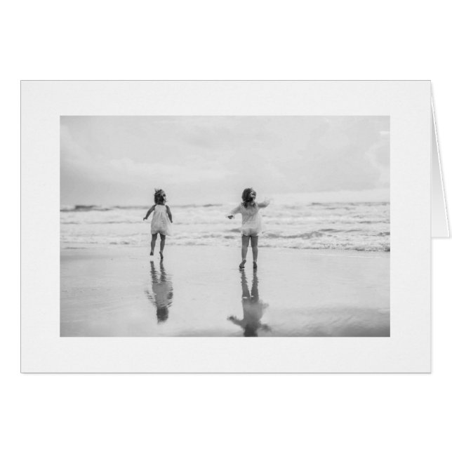 "Dansar på spö" Hälsningskort (Framsidan Horizontal)