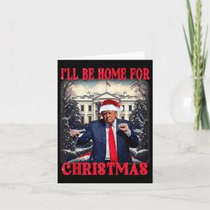 Dansar Roligt Humoristisk Trump Jag Kommer Hem För Kort