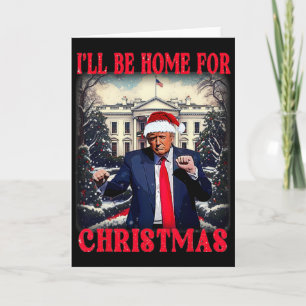 Dansar Roligt Humoristisk Trump Jag Kommer Hem Til Kort