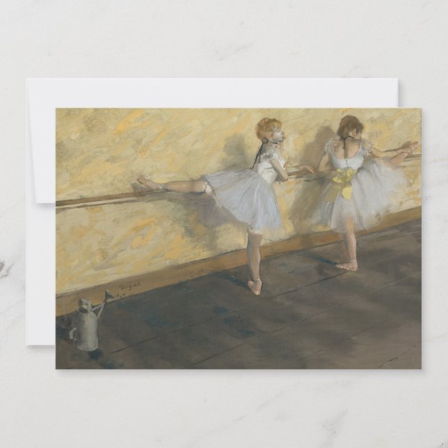 Dansar som är verksamma på barren | Edgar Degas (Framsida)