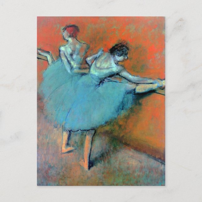Dansar vid Pub enligt Degas Vykort (Framsida)