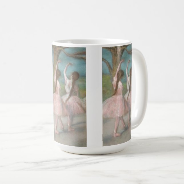 Dansar vid Rosa Edgar Degas Kaffemugg (Framsida höger)