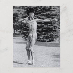 Dansare, 1930-talet, vykort