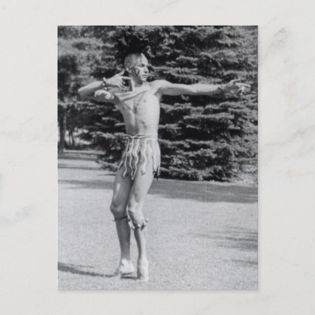 Dansare, 1930-talet, vykort (Framsida)