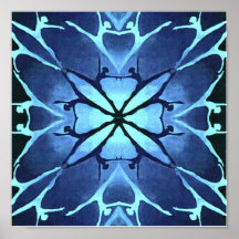 dansare (Aqua) (portfölj poster)