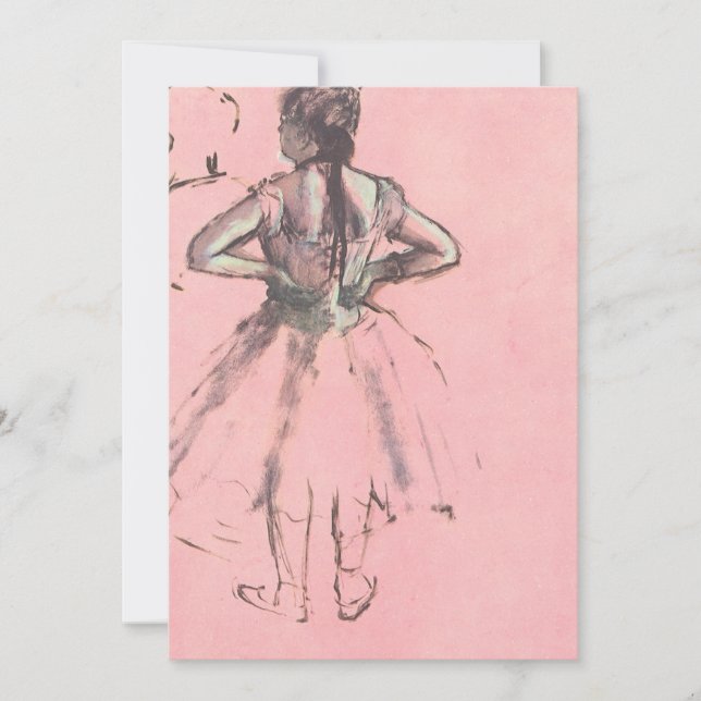 Dansare bakifrån, händerna på höfterna av Edgar De (Framsida)