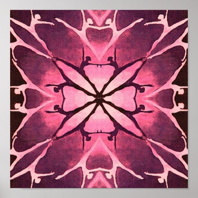 dansare (cranberry) (portfölj poster) poster (Framsidan)