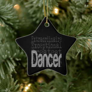 Dansare Extraordinaire Julgransprydnad Keramik