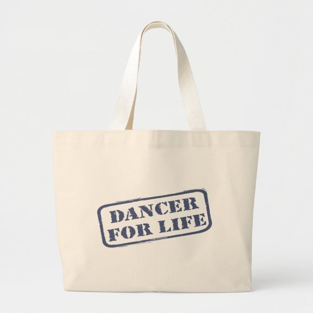 Dansare för dans för dans för livför evigtdansare jumbo tygkasse (Framsidan)