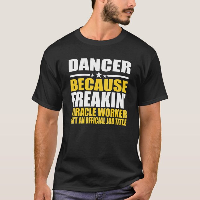 Dansare för kollega t shirt (Framsida)