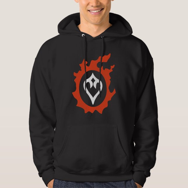 Dansare  För Krigare av Ljus & Mörker Ficka mi Hoodie (Framsida)