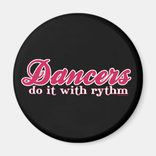 Dansare gör det med rytm magnet