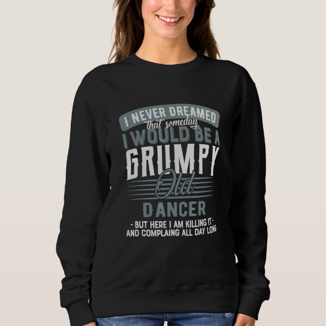 Dansare Grinig Och Gammal T Shirt (Framsida)