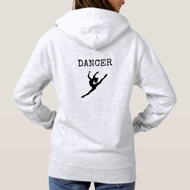 Dansare hooded tröja (Baksida)