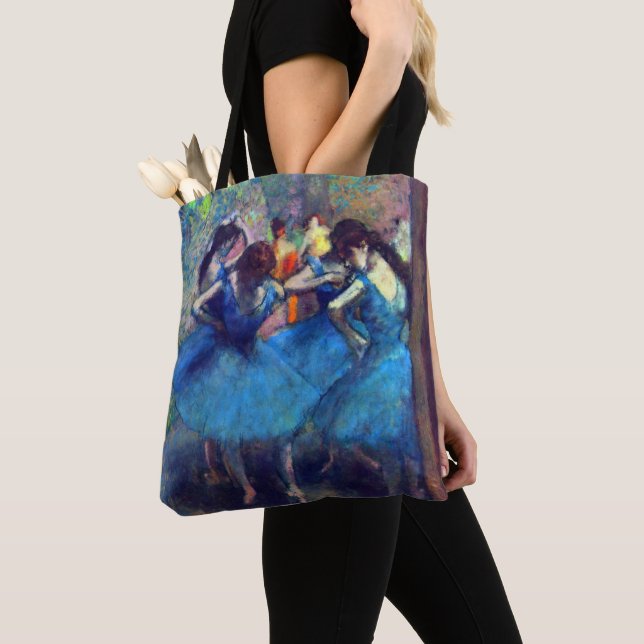 Dansare i blått av Edgar Degas, Vintagebalett Tygkasse (Närbild)