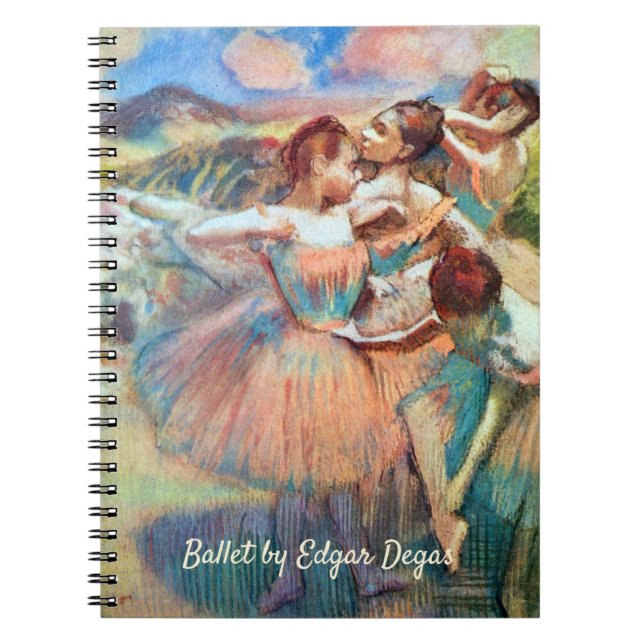 Dansare i ett landskap av Edgar Degas Anteckningsbok (Framsidan)