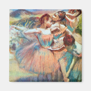 Dansare i ett landskap av Edgar Degas Magnet
