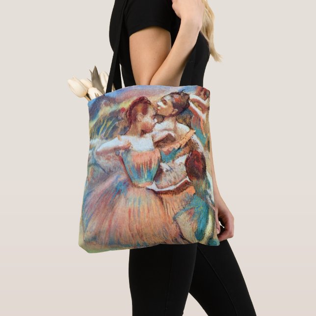 Dansare i ett landskap av Edgar Degas Tygkasse (Närbild)