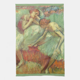 Dansare i grönt av Edgar Degas, Vintage Ballet Kökshandduk
