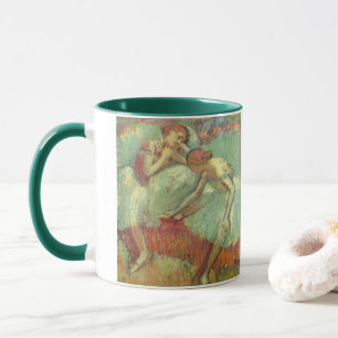 Dansare i grönt av Edgar Degas, Vintage Ballet Mugg