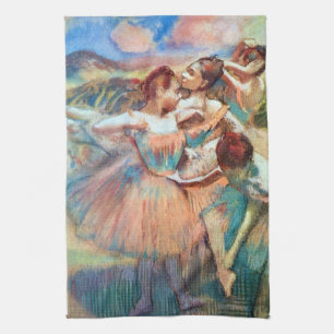Dansare i landskap av Edgar Degas Kökshandduk